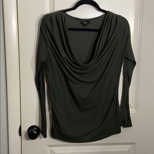 Mossimo Scoop neck ribbed shirt large